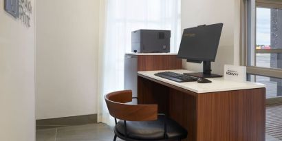 Business center available at Courtyard By Marriott Kitchener.