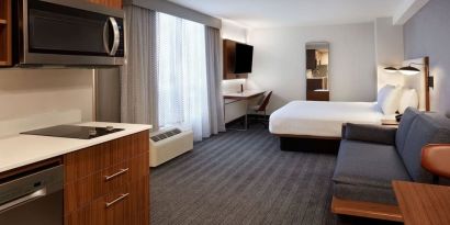 Spacious day use room at Courtyard By Marriott Kitchener.