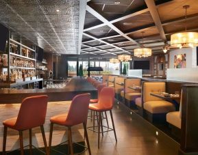 Hotel bar at Courtyard By Marriott Kitchener.