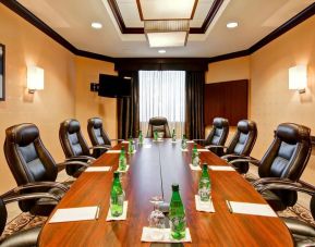 Meeting room at Hampton Inn By Hilton Toronto Airport Corporate Centre.
