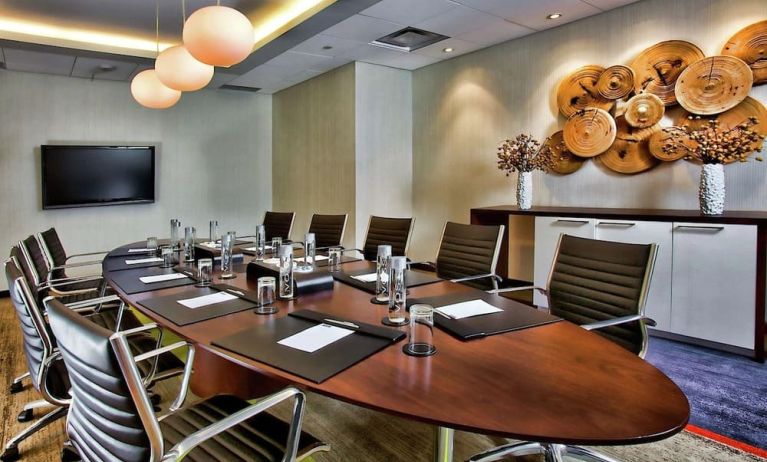 Professional meeting room at DoubleTree By Hilton Montreal.