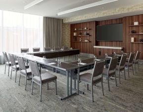 Professional meeting room at Hilton Garden Inn Montreal Midtown.