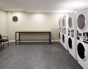 Laundry room at Hilton Garden Inn Montreal Midtown.