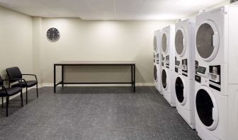 Laundry room at Hilton Garden Inn Montreal Midtown.