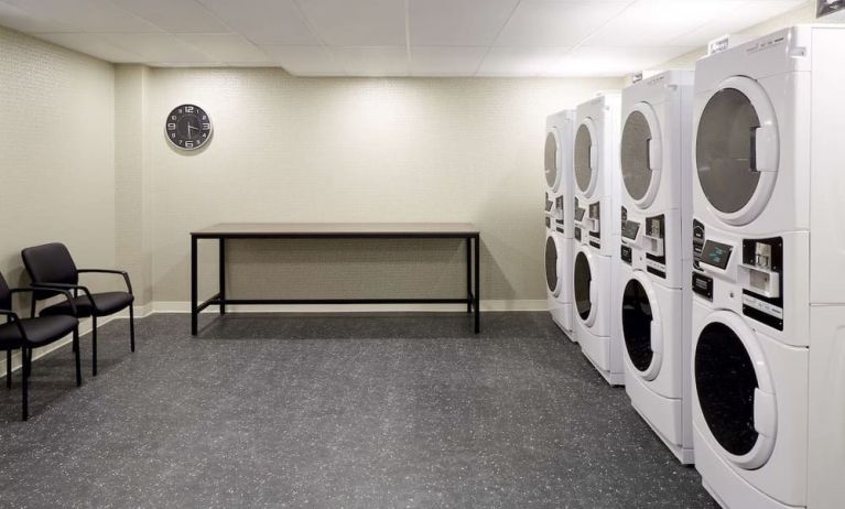 Laundry room at Hilton Garden Inn Montreal Midtown.