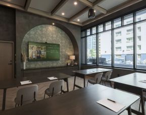 Professional meeting room at The Westley Calgary Downtown, Tapestry Collection By Hilton.