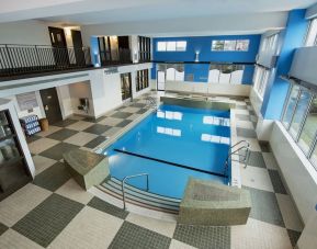 Indoor pool at Hilton Winnipeg Airport Suites.