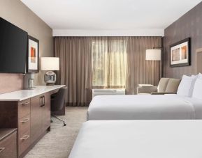 Twin day use room with TV, work desk and private bathroom  at DoubleTree By Hilton Kitchener.