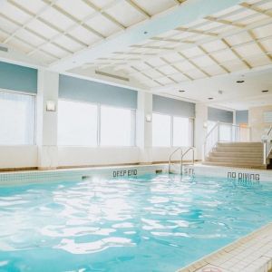 Refreshing indoor pool at Fairmont Winnipeg.