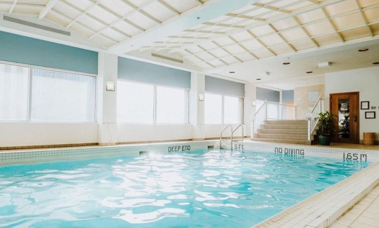 Refreshing indoor pool at Fairmont Winnipeg.