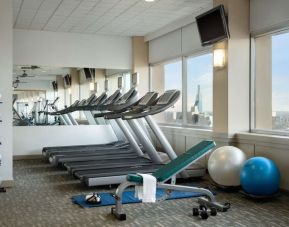 Fitness center available at Fairmont Winnipeg.