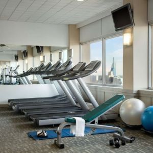 Fitness center available at Fairmont Winnipeg.