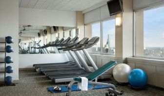 Fitness center available at Fairmont Winnipeg.