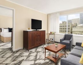 Day use room with living area at Fairmont Winnipeg.