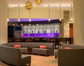 Hotel bar at Hilton Albany.
