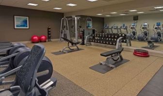 Fitness center available at Hilton Albany.
