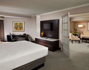 Day use room with living area at Hilton Albany.
