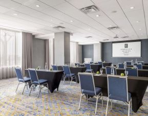 Bright and spacious professional meeting room at the Embassy Suites By Hilton Toronto Airport.