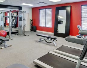 Fully equipped fitness center at the Hilton Garden Inn Kitchener/Cambridge.