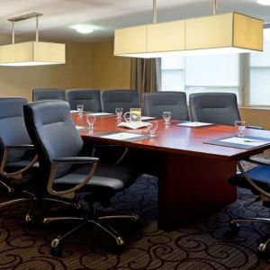 Bright and spacious professional meeting room at the Holiday Inn Oakville Centre.