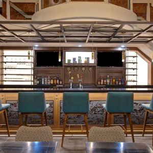 Hotel bar at the Four Points By Sheraton St Catharines Niagara Suites.