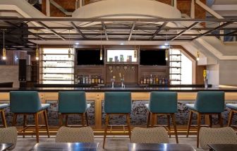 Hotel bar at the Four Points By Sheraton St Catharines Niagara Suites.