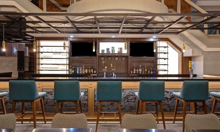 Hotel bar at the Four Points By Sheraton St Catharines Niagara Suites.