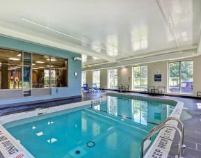 Relaxing indoor pool at the Four Points By Sheraton St Catharines Niagara Suites.