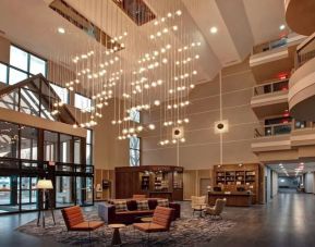 Lobby lounge at the Four Points By Sheraton St Catharines Niagara Suites.