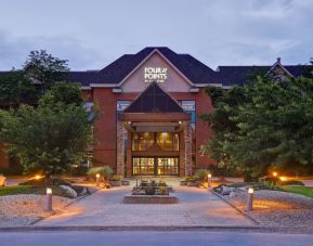 Hotel entrance at the Four Points By Sheraton St Catharines Niagara Suites.