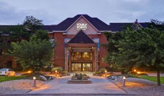 Hotel entrance at the Four Points By Sheraton St Catharines Niagara Suites.