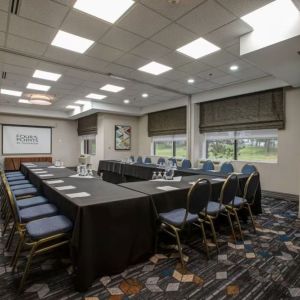 Professional meeting room at the Four Points By Sheraton St Catharines Niagara Suites.