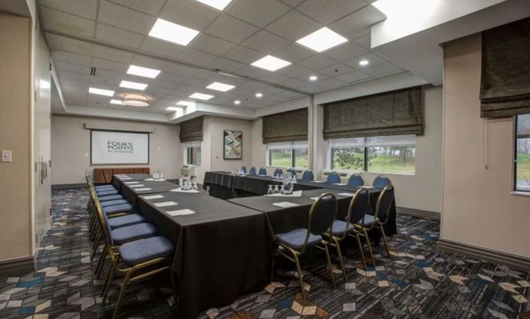 Professional meeting room at the Four Points By Sheraton St Catharines Niagara Suites.