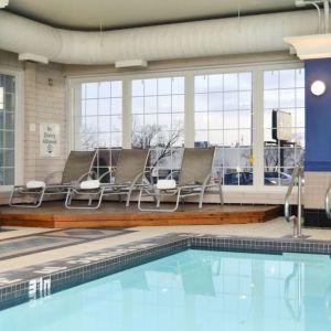 Relaxing indoor pool at Amenida Residences.