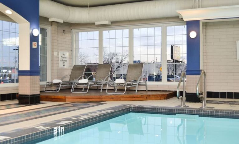 Relaxing indoor pool at Amenida Residences.