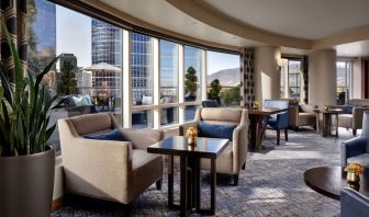 Lounge area perfect for co-working at the Fairmont Waterfront.