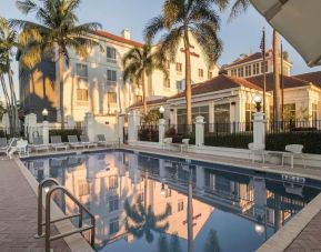 Refreshing outdoor pool at Hilton Garden Inn Boca Raton.