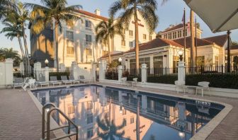 Refreshing outdoor pool at Hilton Garden Inn Boca Raton.