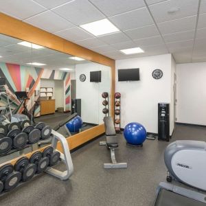 Fitness center available at Hilton Garden Inn Boca Raton.