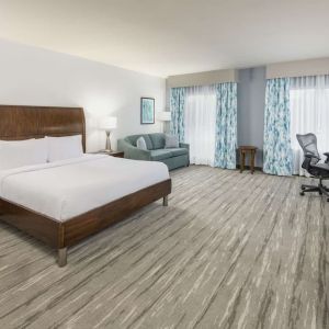 Spacious day use room at Hilton Garden Inn Boca Raton.