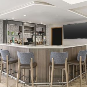 Hotel bar at Hilton Garden Inn Boca Raton.