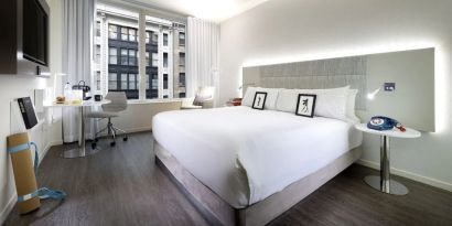 Day use room with work desk at Innside By Melia New York Nomad.