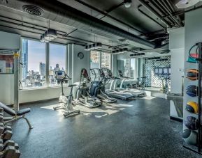 Fitness center available at Innside By Melia New York Nomad.