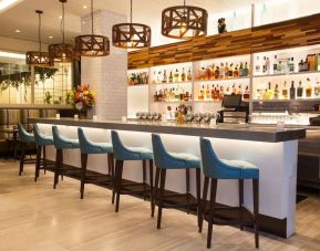 Hotel bar at Innside By Melia New York Nomad.