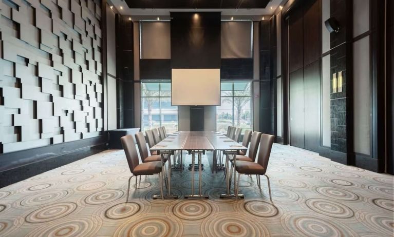 Meeting room at Radisson Blu Hotel Dubai Media City.