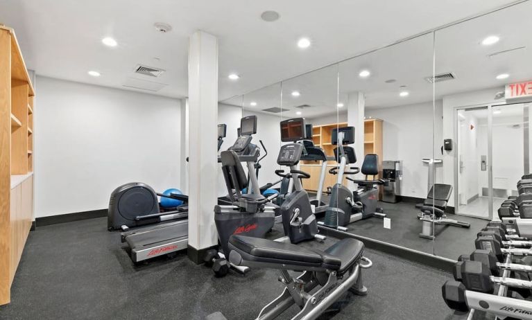 Fitness center available at Holiday Inn Manhattan 6th Ave - Chelsea.