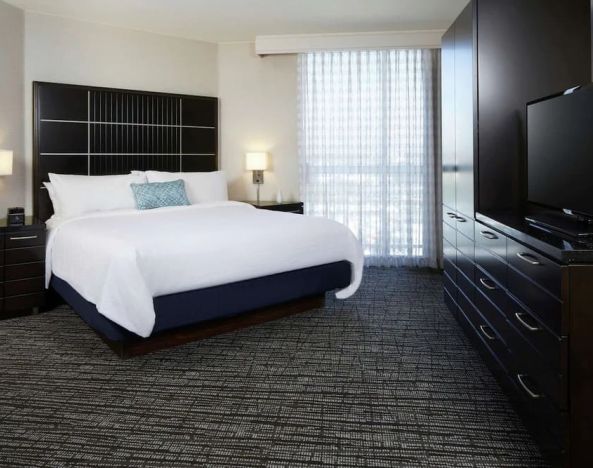 Day use room with natural light at Embassy Suites By Hilton LAX Airport North.