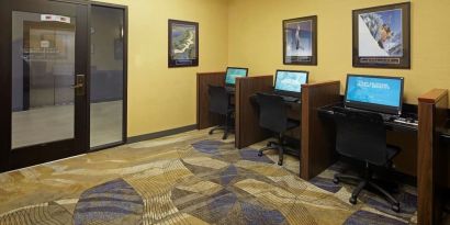 Business center available at Embassy Suites By Hilton LAX Airport North.