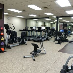 Fitness center available at Embassy Suites By Hilton LAX Airport North.