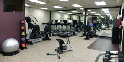 Fitness center available at Embassy Suites By Hilton LAX Airport North.